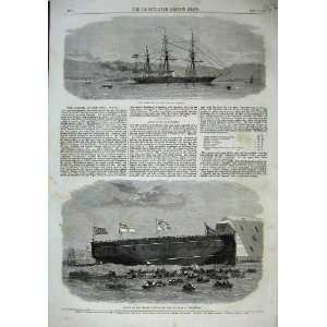  1863 Alabama Port Royal Jamaica Ship Frigate Ocean Boat 