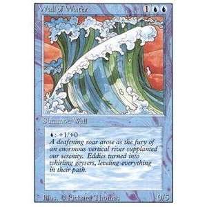  Magic the Gathering   Wall of Water   Revised Edition 