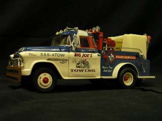 1955 Chevy Cameo Big Joes Tow Truck by Franklin Mint 124 Scale 