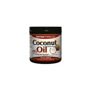  Jarrow Coconut Oil, 16oz (Pack of 2) Health & Personal 