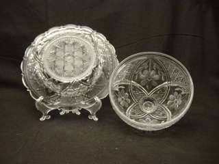 EAPG 1915 Indiana Glass Creole Cosmos and Cane Butter Dish  
