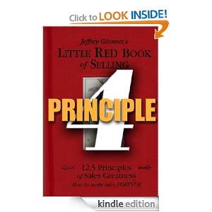  Book of Selling Principle 4 Jeffrey Gitomer  Kindle Store