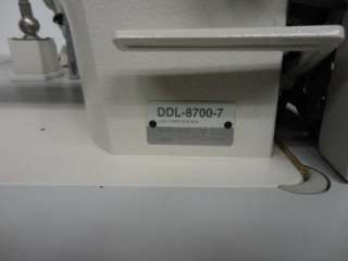 Juki DDL8700 7 Automatic Single Needle Industrial Sewing Machine 
