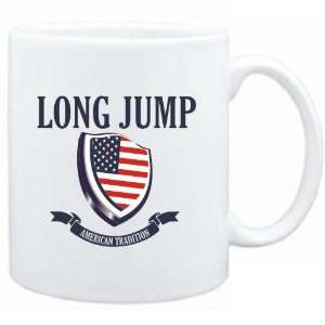  Mug White  Long Jump   American Tradition  Sports 