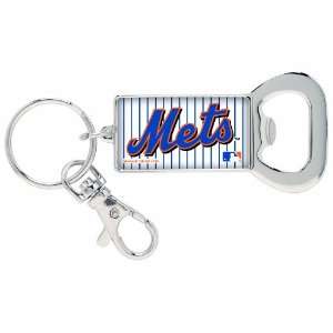 MLB New York Mets Bottle Opener Key Ring:  Sports 