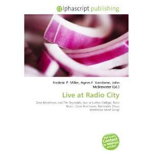  Live at Radio City (9786132898814) Books