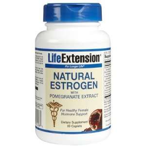  Life Extension Natural Estrogen w/ Pomegranate Extract Tabs, 60 ct 