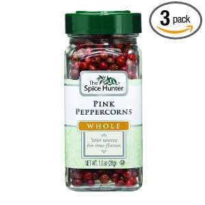 The Spice Hunter Whole Pepper, Pink, 1 Ounce Jars (Pack of 3)  