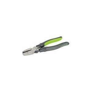 High Leverage Side Cutting Pliers with Serrated Jaws, Crimping Notch 