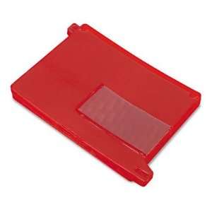  End Tab Out Guides w/Pockets Vinyl Letter Red Electronics