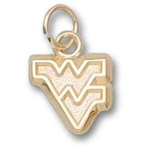    West Virginia Mountaineers 3/8 10KT Gold Charm