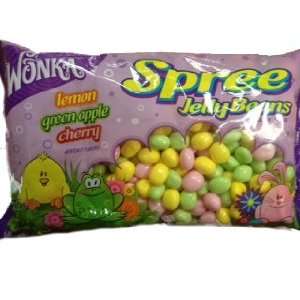 Wonka Spree Jelly Beans Lemon Apple Cherry 2 Bags  Grocery 