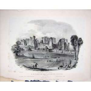  1850 View Kenilworth Castle Cliffords Tower Brandard: Home 