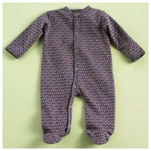Baby Clothes: Purple Organic Baby Footie Snapsuit, Pu 3   6 Print 