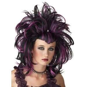  Morris Costumes Wig Evil Sorceres Black Purple Office 