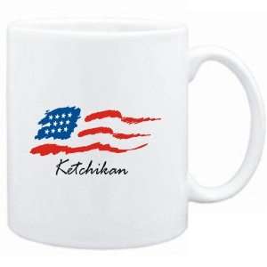  Mug White  Ketchikan   US Flag  Usa Cities Sports 