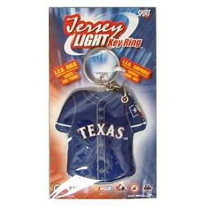  Texas Rangers Jersey Keylight Keychain: Sports & Outdoors
