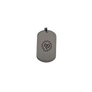  Stainless Steel Pendant with laser cut design Jewelry