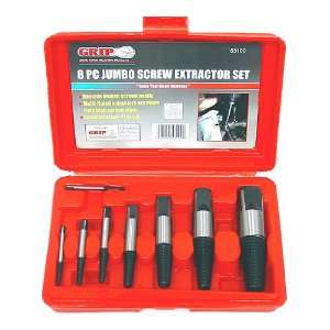    Grip 53100 8 Piece Jumbo Screw Extractor Set