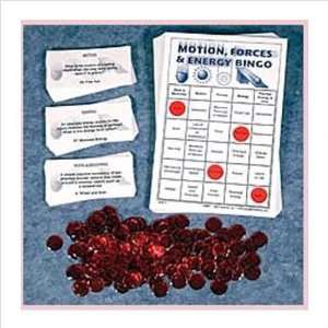  Motion Forces & Energy Bingo Toys & Games