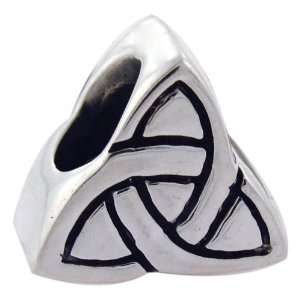   : Biagi Celtic Knot Sterling Silver Bead, Pandora Compatible: Jewelry