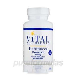  Vital Nutrients Echinacea SE 4% 500mg 60 Capsules Health 