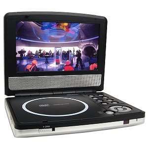  7 Inch TFT Portable DVD Player w/Speakers (Black/Silver 