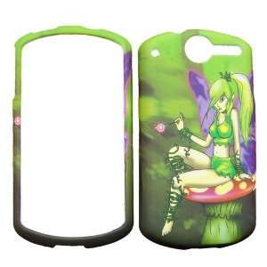 AT&T IMPULSE 4G GREEN MUSHROOM NYMPH RUBBERIZED COVER HARD PROTECTOR 