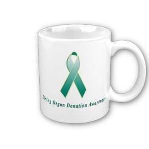  Living Organ Donation Awareness Ribbon Coffee Mug 