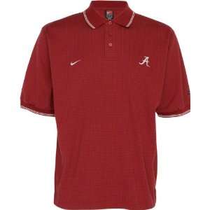  Alabama Crimson Tide Crossing Pattern Polo Shirt Sports 