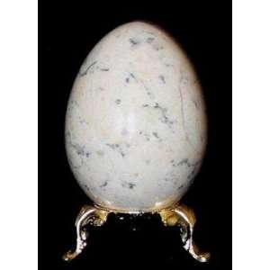  Decorative Marble Egg, Collectible Stone Eggs   3H, Stand 
