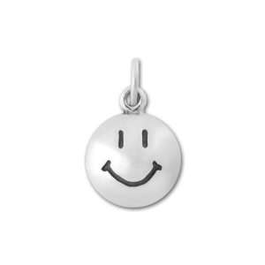  Sterling Silver Smiley Face Charm Arts, Crafts & Sewing