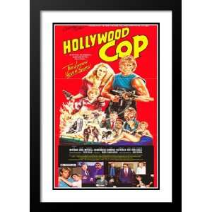Hollywood Cop 32x45 Framed and Double Matted Movie Poster   Style A 