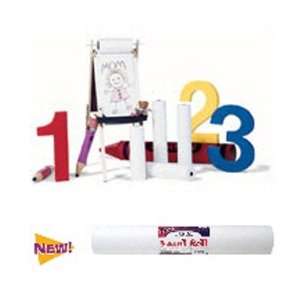 Pacon Creative Products PAC4773 Easel Roll 18inx100ft White  