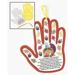  Color Your Own Handprint Thanksgiving Poems   Craft Kits 