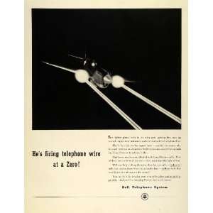   Calling WWII Airplane Aviation War   Original Print Ad: Home & Kitchen