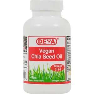  Vegan Chia Seed Oil Softgels