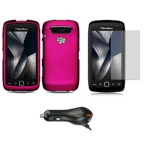  Blackberry Torch 9850 / 9860 Hard Plastic Rubber Case Pink 