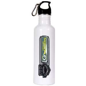   Super Bowl 45 Champs 26oz White Stainless Steel Water Bottle: Sports