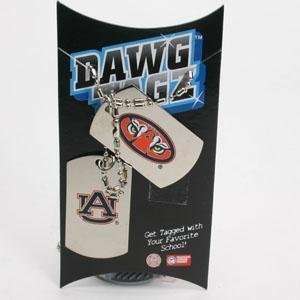  Auburn Dawg Tagz   Military Style Dog Tags Sports 