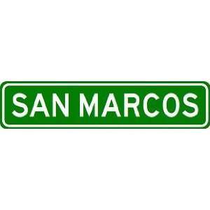  SAN MARCOS City Limit Sign   High Quality Aluminum Sports 