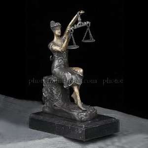  Executive Style Legal Victorious Lady Justice Bronze 