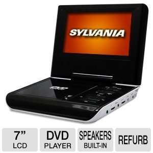  Sylvania 7 LCD Portable TV with DVD Player: Electronics