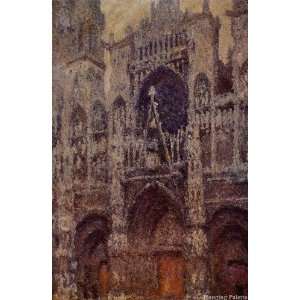    Rouen Cathedral, the Portal, Grey Weather