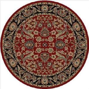  Concord Global Rugs Ankara Collection Sultanabad Red Round 
