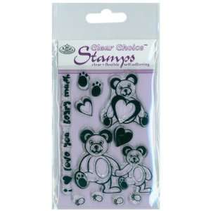   Mini Clear Choice Stamps   Love Beary Much: Arts, Crafts & Sewing