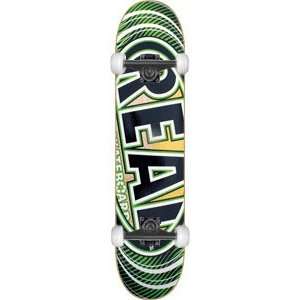: Real Renew #2 [Small] Complete Skateboard   7.56 Green w/Mini Logos 