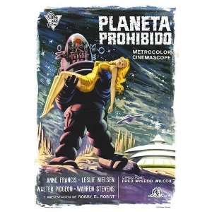  Forbidden Planet Movie Poster, 27 x 38.5 (1956)