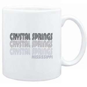  Mug White  Crystal Springs State  Usa Cities Sports 