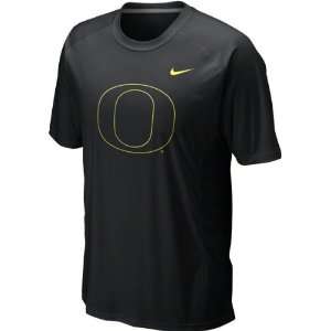   Oregon Ducks Black Nike Speed Fly Dri FIT T Shirt
